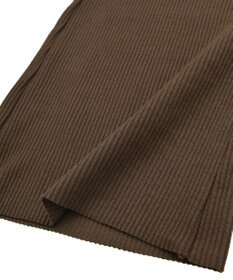 earth music&ecology セルフカットテレコフレアパンツ