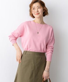 23区 L 【先行予約】コットンポリエステルストレッチ オーバーサイズ ニット