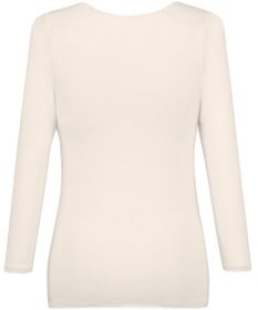 Wing カップ付きインナー あったか素材 ブラトップ ラク きれいなバストシルエット 【シンクロブラトップ 保温タイプ】 8分袖 長袖 秋 冬 ET1863 ウイング／ワコール