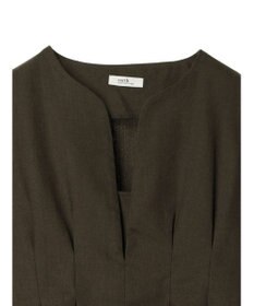 earth music&ecology ＳＥＴ２点ヘリンボーンベスト＋キャミドレ