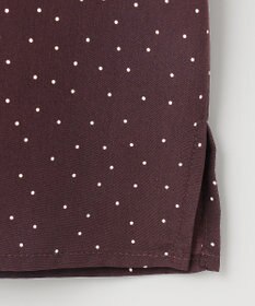 J.PRESS LADIES 【洗える】フェミニッシュパウダー dots ボウタイ ブラウス