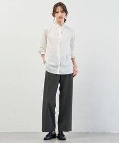 J.PRESS LADIES フルダルスパンマイクロピーチ ブラウス