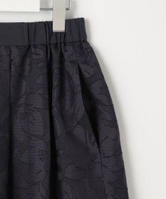 自由区 L 【セットアップ対応・洗える】フラワーオパールタックフレア スカート