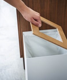 tower トラッシュカン リン 角型ロング ナチュラル