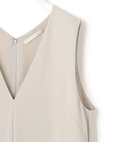 ICB 【WEB限定・洗える】BackSatinGeorgette ジャンパースカートワンピース