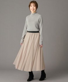 ANY 【ウエストゴム】ラメチュールキラキラスカート