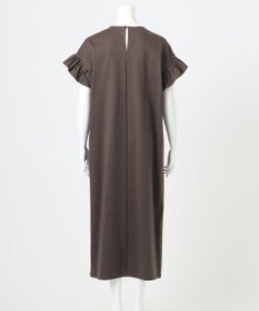 23区 【R(アール)】プレミアムコットンジャージー フリルスリーブ ワンピース