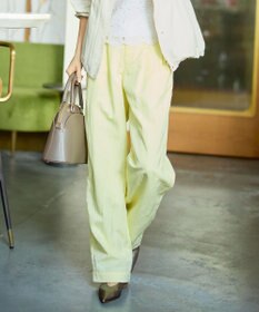 自由区 ヴィンテージツイルナイロン パンツ イエロー