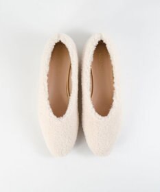 BONTRE 【MIONOTIS/ミオノティス】ファーフラットパンプス/40411