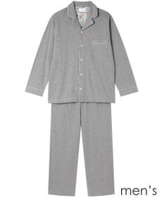 une nana cool 【綿100％】ラスティック天竺メンズパジャマ　ＭＡＤＥ　ＷＩＴＨ　ＬＩＢＥＲＴＹ　ＦＡＢＲＩＣ