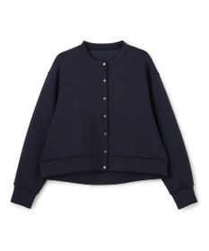 UNFILO L 【野呂佳代さん着用/新色追加】BEAUTY FORM JERSEY スナップカーディガン