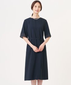 J.PRESS LADIES S 【セットアップ対応・人気素材】Light ジョーゼット ワンピース