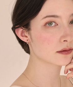 Phoebe 〈痛くないシリーズ/金属アレルギー対応〉スパークフープライトフィットイヤリング 定番/シンプル/フープイヤリング