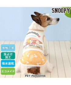 PET PARADISE スヌーピー エコメイド 天竺 タンクトップ 《ビーチ柄 》 小型犬