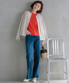 23区 S 【新色追加/VERY5月号掲載】レーヨンポリエステルストレッチ プルオーバー ニット