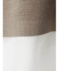 CRAFT STANDARD BOUTIQUE 【洗える】ニットベスト+シャツワンピースSET-B