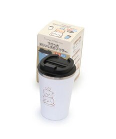 Mother garden しろたん フタつき ステンレスタンブラー 380mL 保冷 保温  コップ
