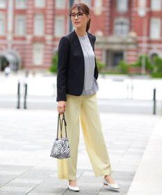 23区 【CLASSY.12月号掲載】カウヘアー ミニ巾着 バッグ