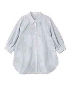 CRAFT STANDARD BOUTIQUE ストライプラグランタックシャツ