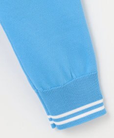 23区GOLF 【WOMEN】【ウォッシャブル】ロゴインターシャ ポリエステルニット