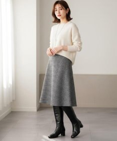 Pointer 本革 脚長効果ロングブーツ