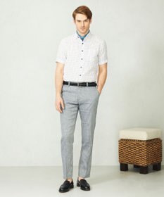 JOSEPH ABBOUD 【吸水速乾】ソアロンシャンブレー シャツ