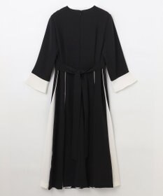 GRACE CONTINENTAL バイカラーラインドレス