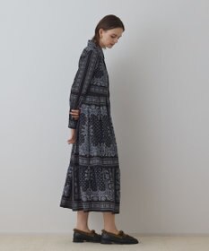 GRACE CONTINENTAL バンダナプリントシャツワンピース