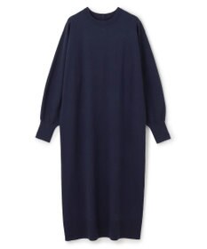 UNFILO ネックビジュー ニットワンピース