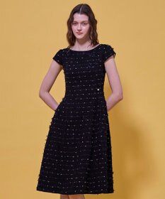 TOCCA FLOWER HIDE AND SEEK ドレス ブラック系