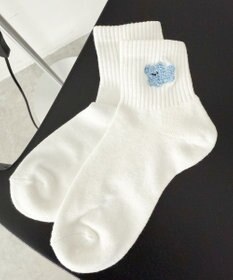 WEGO モコモコアニマルアンクルパイルソックス