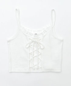 WEGO レースアップデザインキャミ