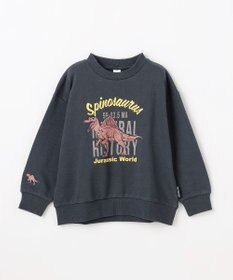 ANY KIDS 恐竜プリント 裏毛トレーナー