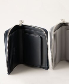 MIYABIYA La quoh with kirakaracho 南蛮七宝アルチザンレザー ミニL字ファスナー財布