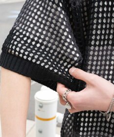 WEGO 【３点SET】アンサンブルメッシュニットプルオーバー（SS）