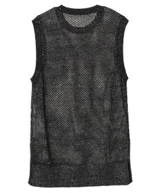 Green Parks スパンコールニットベスト