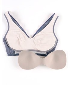 WACOAL 【ナイトアップブラ】 ノンワイヤー ナイトブラ 綿混 就寝時用 3Lまで対応 大きいサイズ レディース BXB168 /ワコール