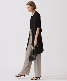 ICB 【洗える】T/Rドライリネン ジレ