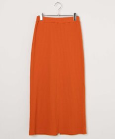 WEGO カラーリブイージーロングスカート