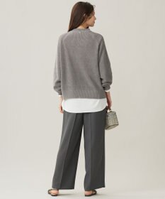 自由区 L 【WEB限定・洗える】ハイカウントインナー カットソー