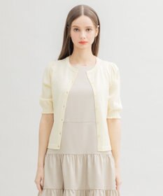 TOCCA 【洗える！】SWAN CREWNECK クルーネック カーディガン