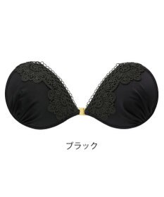 BRADELIS New York 【NuBra / ボリュームアップ】パテッドヌーブラ ノクターンレース  蒸れにくい バックレス コレクション デザインヌーブラ 正規品