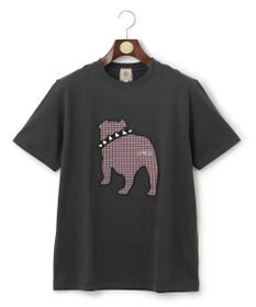 J.PRESS MEN 【UNISEX】ファブリックワッペンブルドックTシャツ