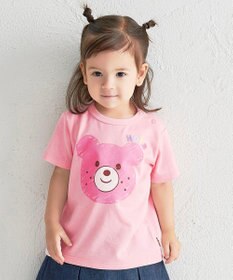 MIKI HOUSE HOT BISCUITS 【80-120cm】カラフルビーンズ フェイスプリント 半袖Tシャツ