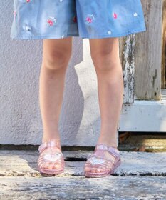 ANY KIDS しゃらしゃらジェリーサンダル