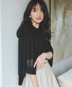 ANY SIS 【洗える】コードレースフレア スカート