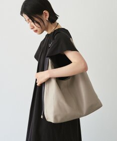 russet 《A4サイズ収納可能》レザーホーボーバッグ L(CE-1654)