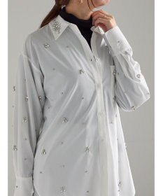 Te chichi ビジューデザインシャツ《2025winter catalog item》