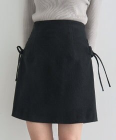 earth music&ecology サイドレースアップミニスカート