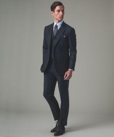 GOTAIRIKU 首にも巻ける【2WAY/日本製】シルク100% ポケットチーフ（ドット柄）